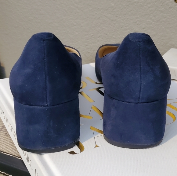 Karl Lagerfeld Suede Low Heel Shoes 8M. - Picture 5 of 6